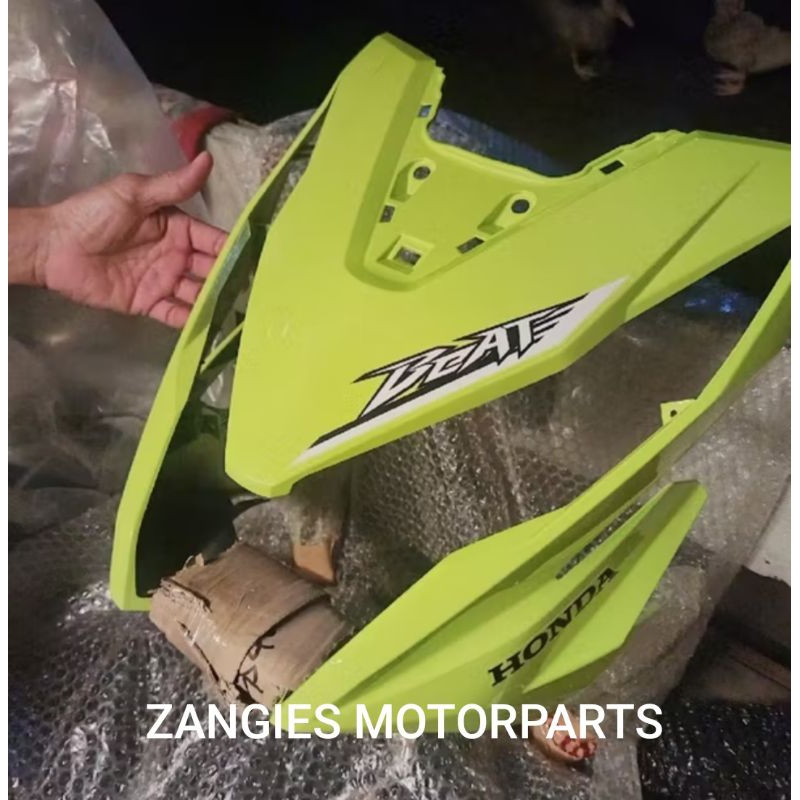 HONDA BEAT Fi V2 FRONT COVER SET NEON GREEN K81 | Shopee Philippines