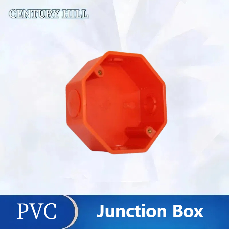 Pvc Junction Box 4x4x/Utility Box 4x2 /Cover /Square Box (ORANGE ...