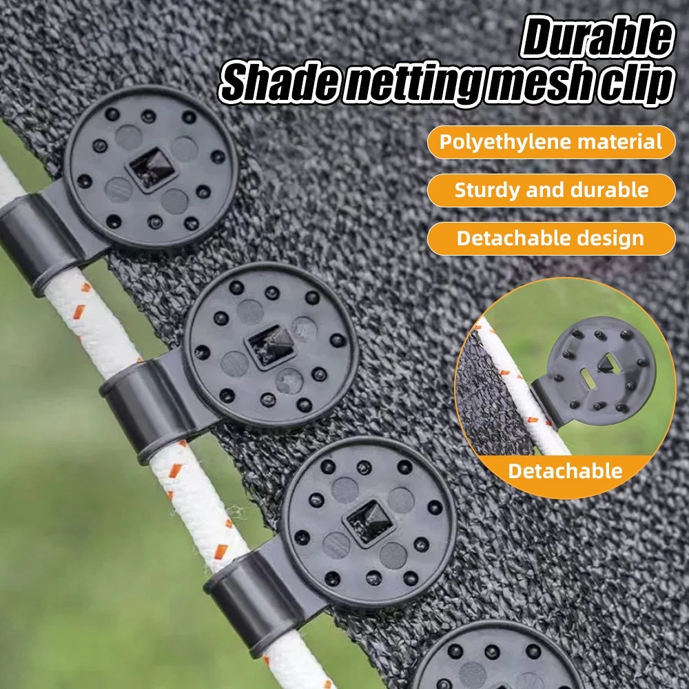 100Pcs Sun Shade Net Clip Sunshade Net Fixing Clips Greenhouse Shade ...
