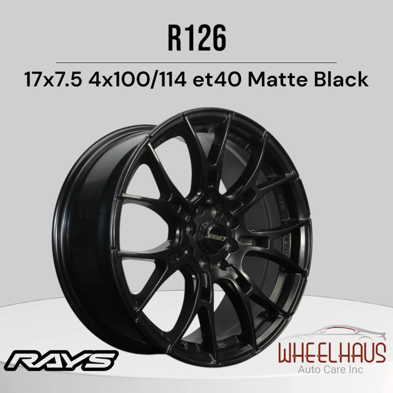 4pcs. Magwheels R126 - Size 17, Matte Black | Shopee Philippines
