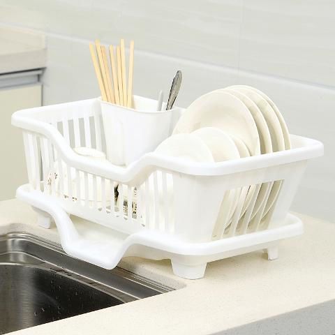 Kitchen plastic PVC drainage rack, storage rack, drainage rack no ...
