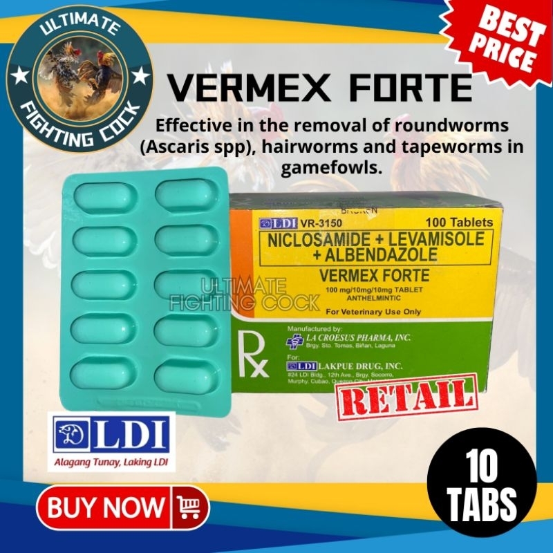 VERMEX FORTE BANIG 10TABLETS | Shopee Philippines