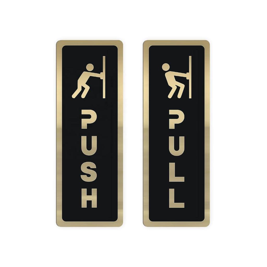 Shop pull and push signage for Sale on Shopee Philippines