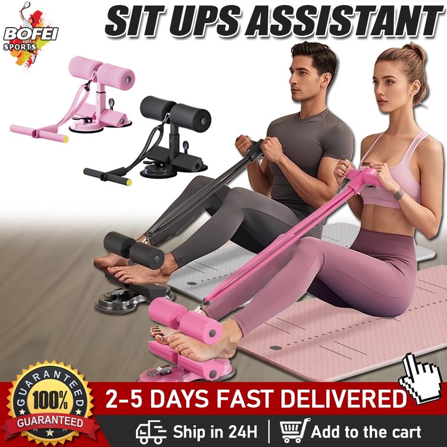 Sit ups assistant Home Gym Double Suction Sit Up Bar exercise equipment ...