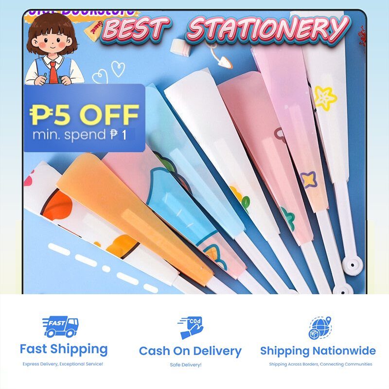 Japanese Style Cartoon Fan Foldable Fans for Summer Hot Day Kid's Gift ...