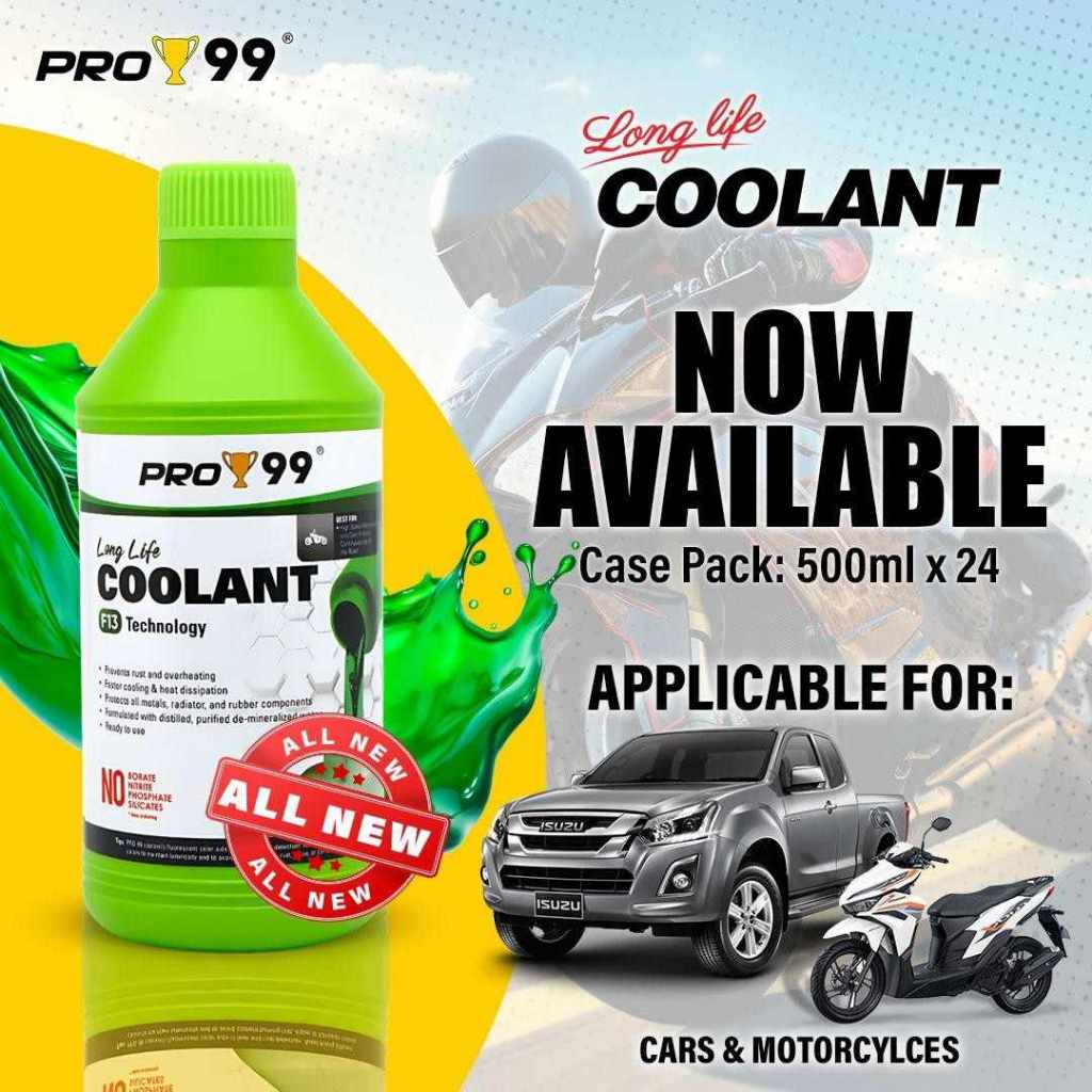PRO-99 Long Life Car Radiator Coolant Green 500ML PN FC-F13-500G ...