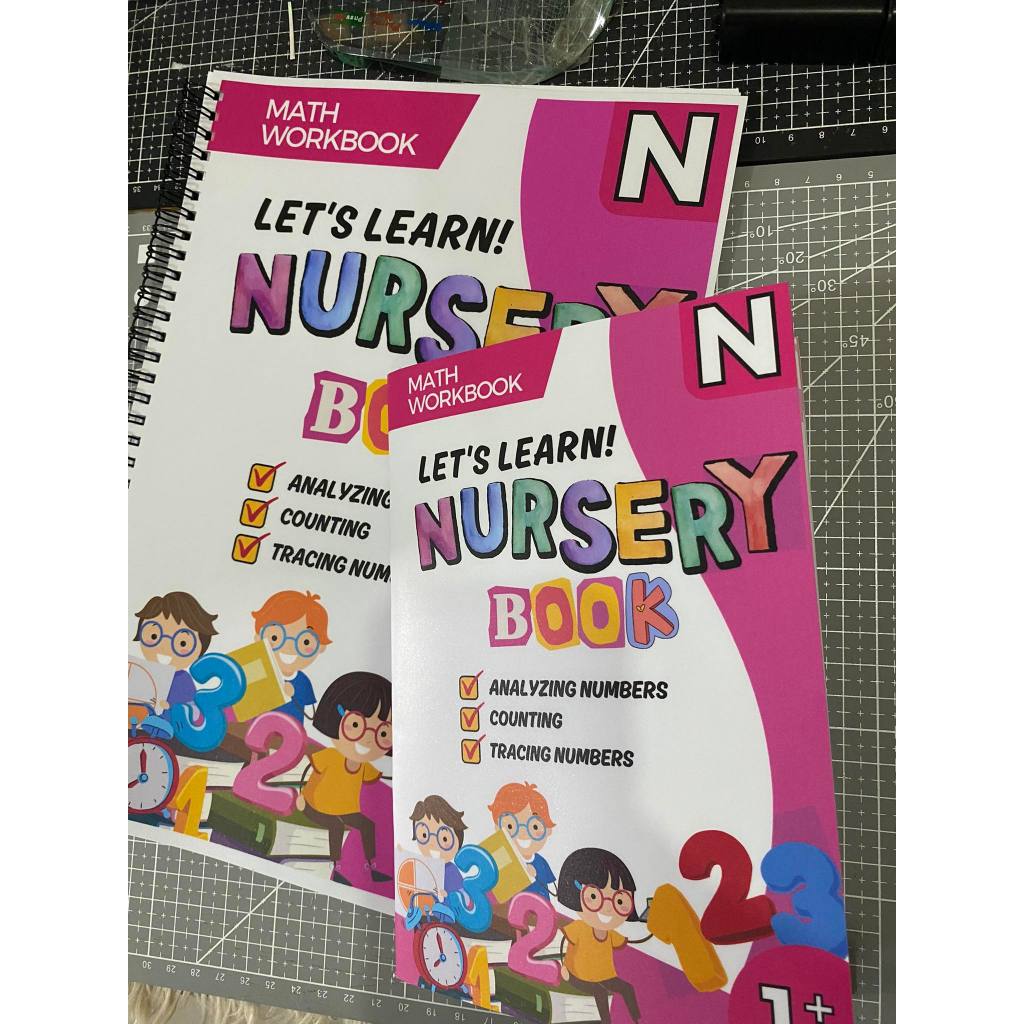 Nursery MATH Workbook (Counting, Tracing & Analyzing Numbers) | Shopee ...