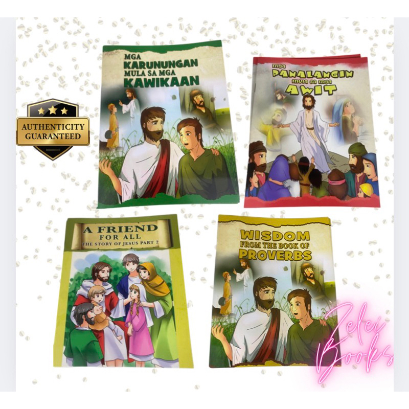 Bible Story Religious storybook short story for kids Colored | Shopee ...
