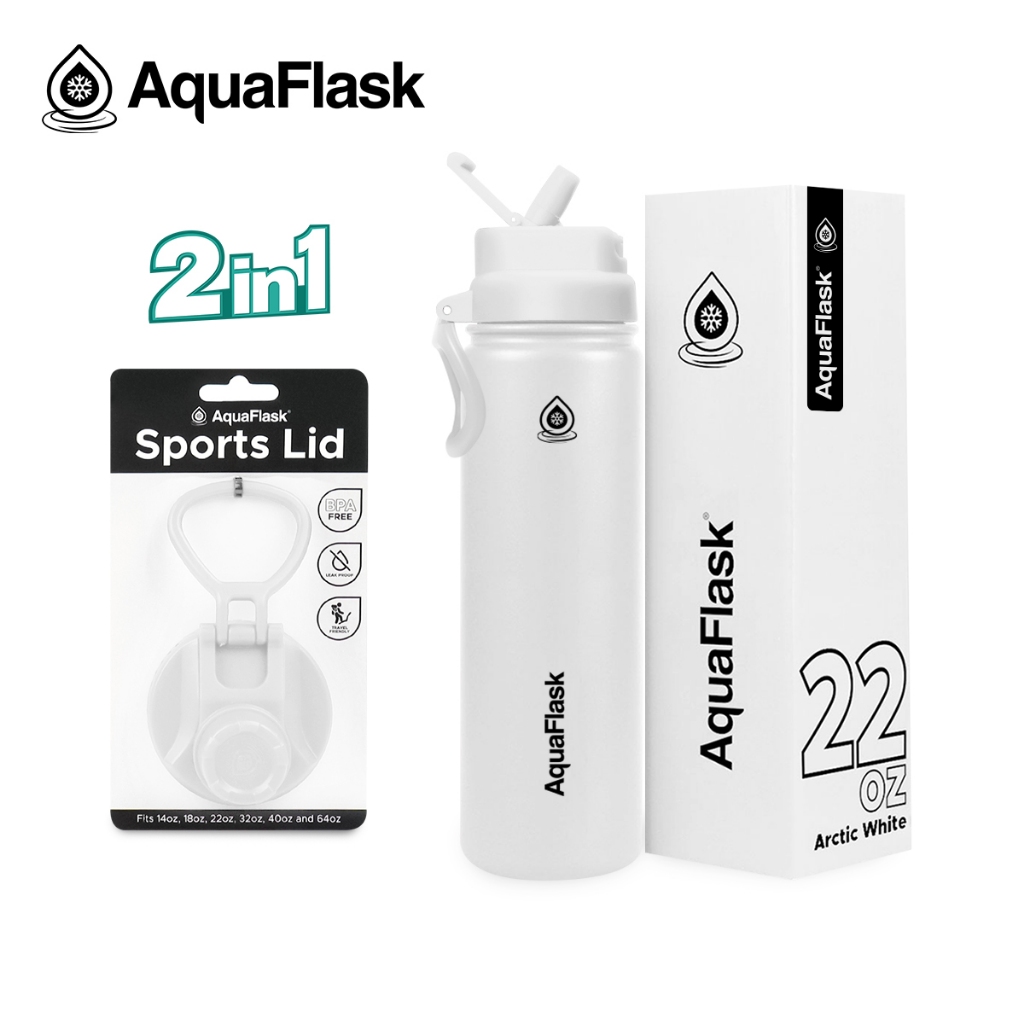 Aquaflask Colorwave Flipsip 650ml Flask Riviera Lagoon main image 1