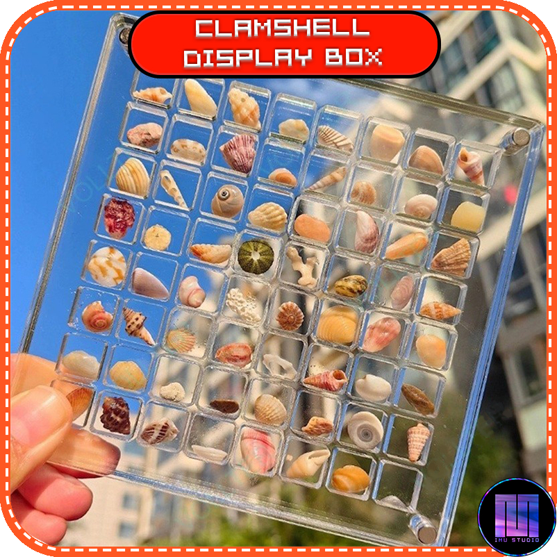 Magnetic Clamshell Display Box Transparent Acrylic | Shopee Philippines