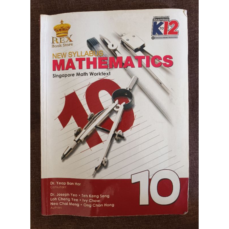 New Syllabus Mathematics 10 | Used Textbook | K-12, Singapore Math ...