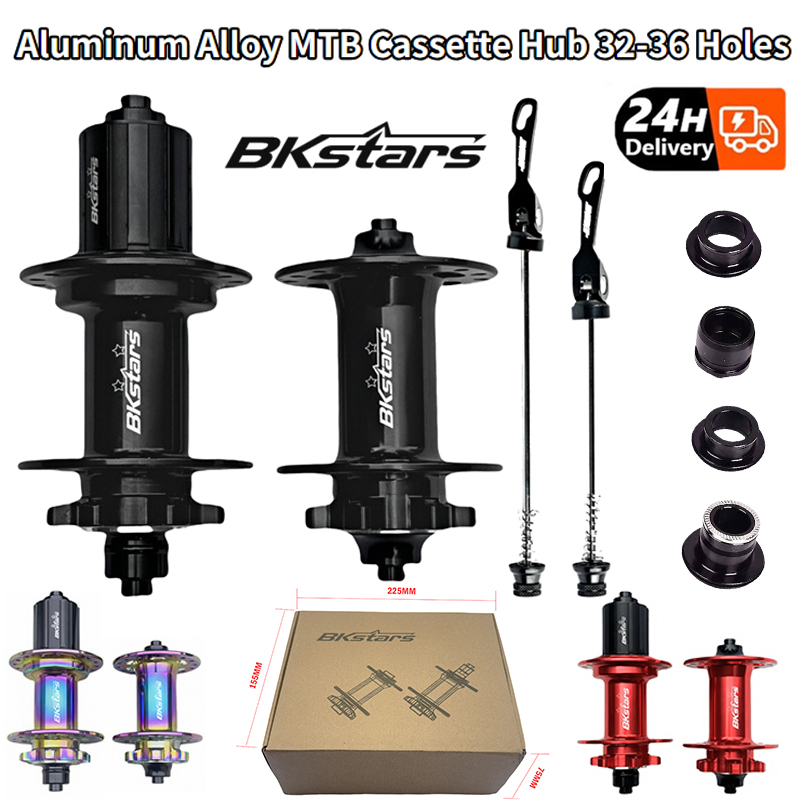 BKSTARS Hubs 32-36 Holes Bike Ball Bearing Aluminum Alloy Disc Brake Hubs  Bearing MTB Cassette Hub