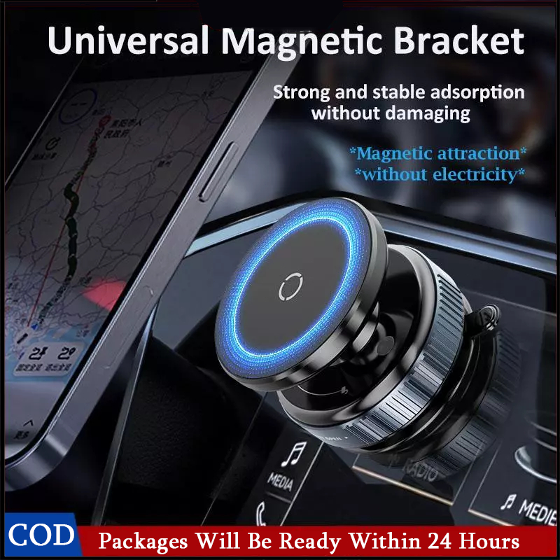 【COD】Magnetic Universal Phone Holder Mechanical Vacuum Suction Cup ...