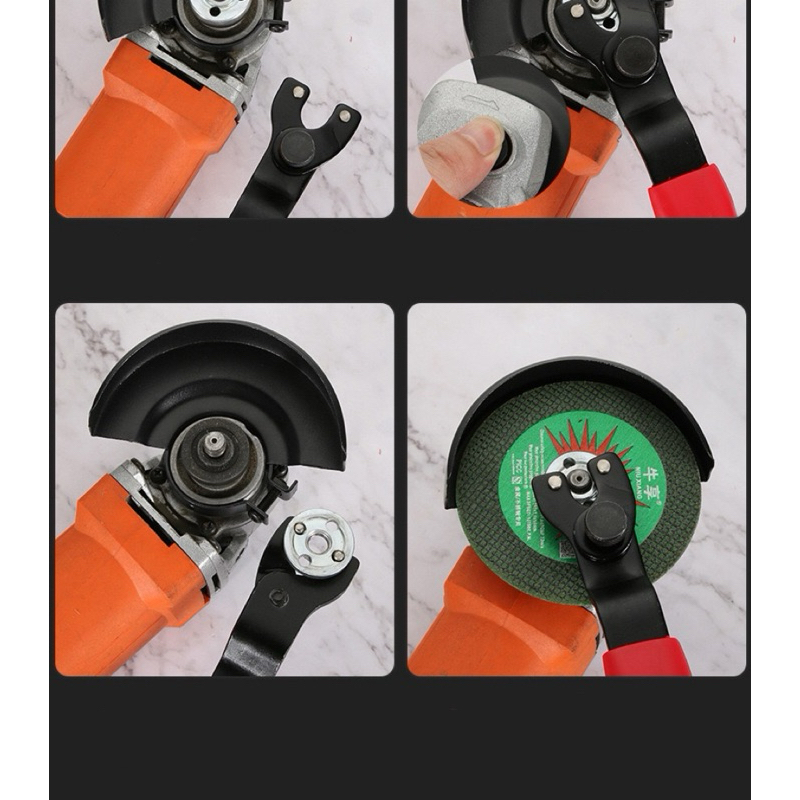 7.5 Inch Adjustable Angle Grinder Wrench with Handle Plastic Shell for ...