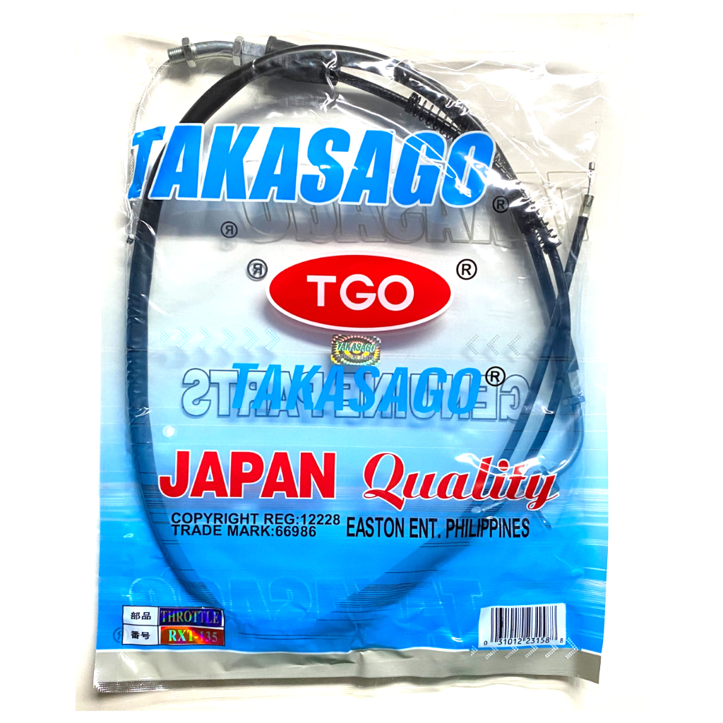 TGO-RXT135-ThrottleCable | Throttle Cable | Genuine Takasago parts ...
