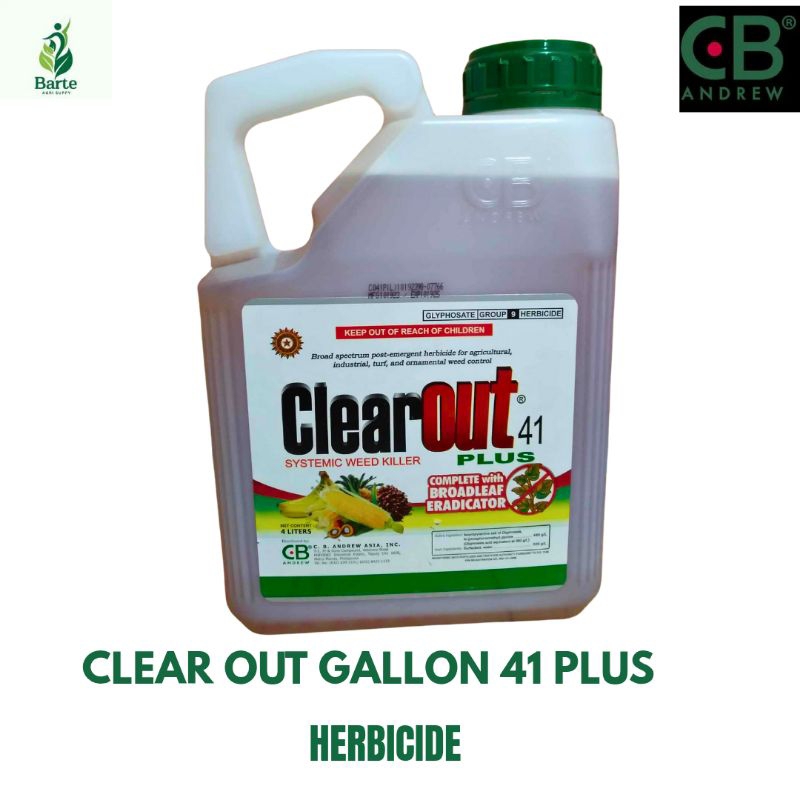 Clear out 41 Plus Systemic Weed killer (Gallon) Herbecide | Shopee ...