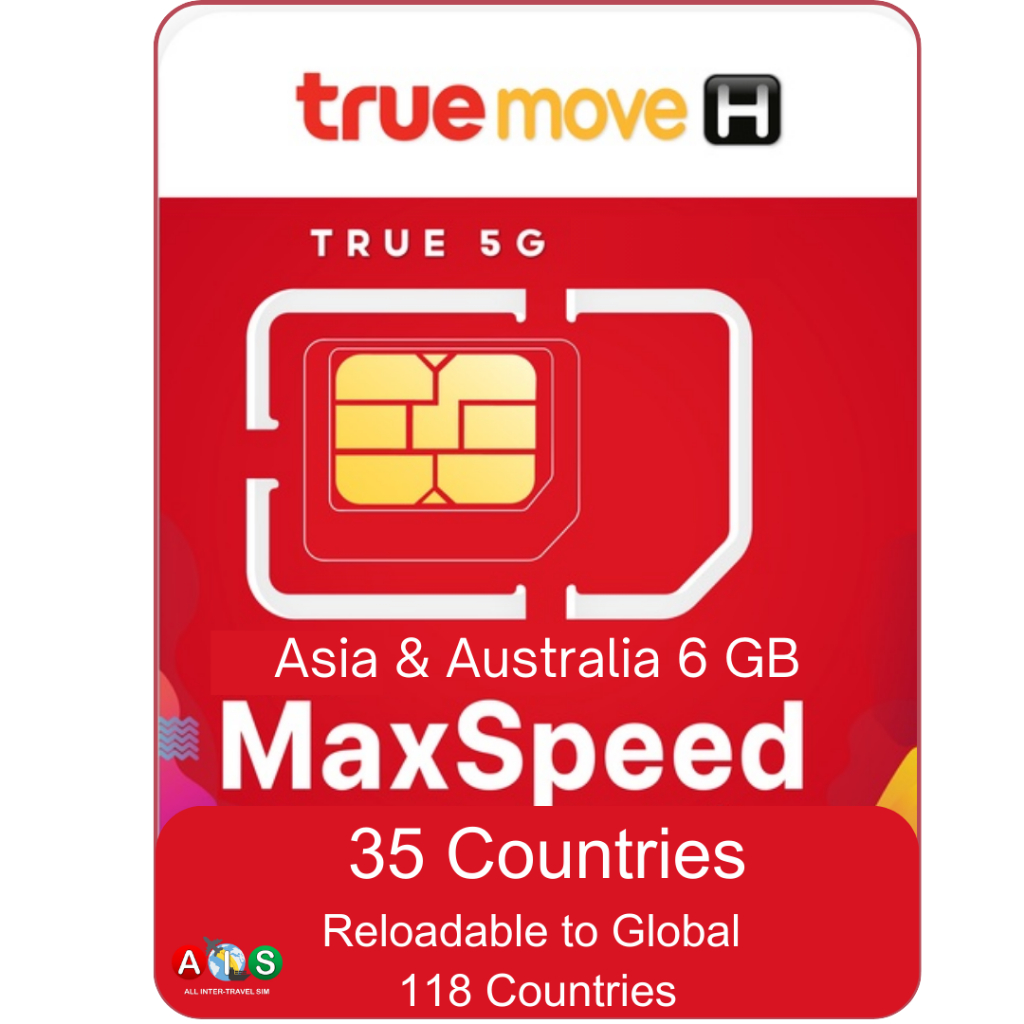 True Move 3 in 1 Roaming Sim for Travelers and Seafarers | Shopee ...