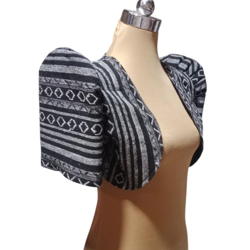 Stylish Modern Filipiniana Bolero | Inabel Fabric | Igorot Design ...