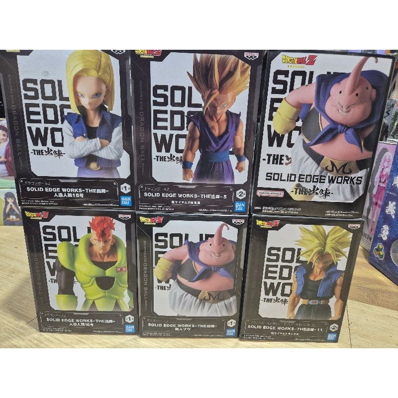 Banpresto Action Figure Android 18 Dragon Ball Z, Solid Edge Works, 17 Cm, PVC, Collezione Ufficiale, Multicolore BP89639P