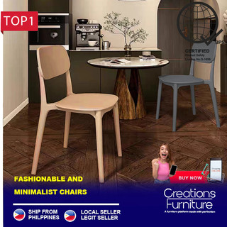 INFORMA 7colors Nordic home Chair Plastic Chair Cafe Chair Dining chair ...