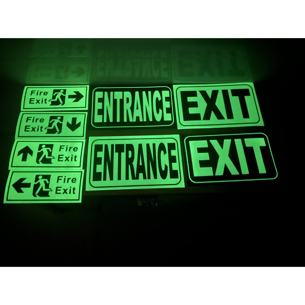 Shop entrance and exit sign for Sale on Shopee Philippines