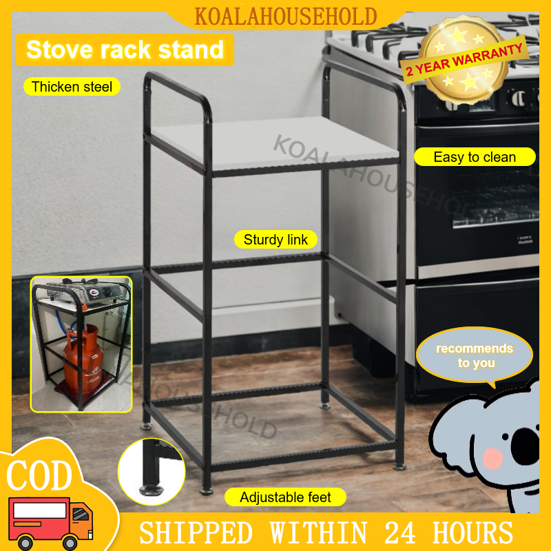 Gas stove stand rack upgrade tougher steel oven rack stand kitchen rack ...