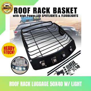 OC - Universal Roof Rack Basket Car Luggage Carrier Steel Cage Vehicle ...