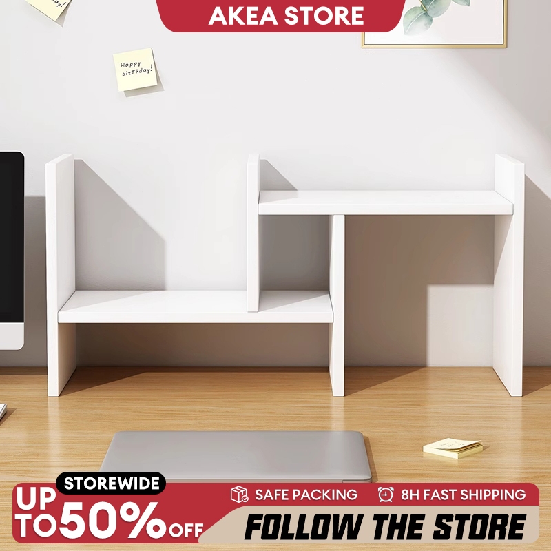 Adjustable Desktop Shelf Organizer Office Table Rack Multipurpose ...