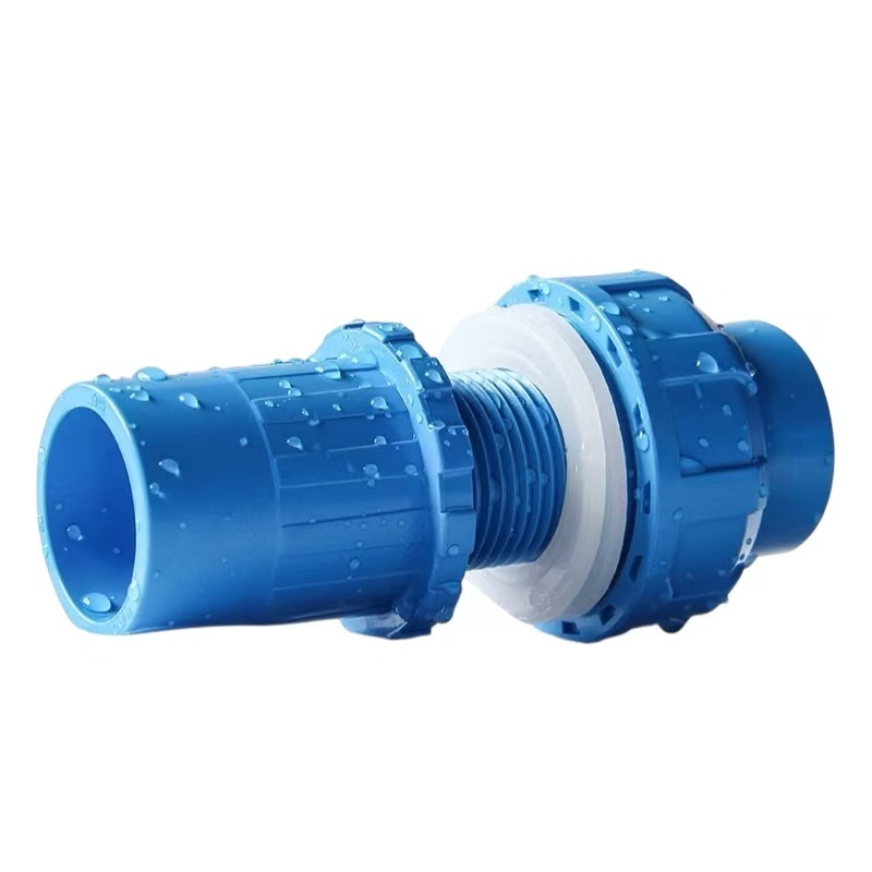 PVC Union Overflow Connector Aquarium Fittings Fish Tank Water Cycle ...