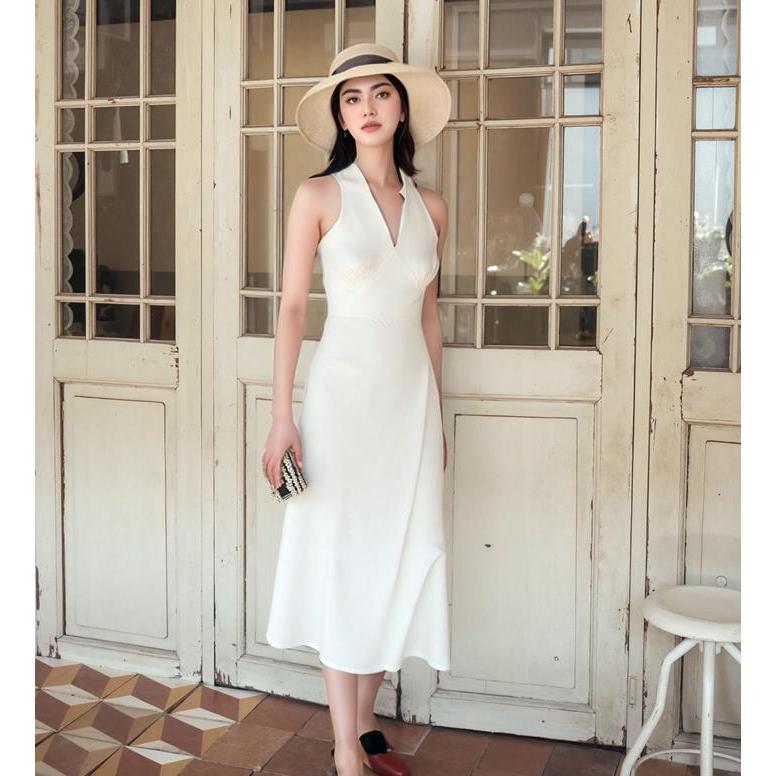 slim fit dress slacks Ace One-Shoulder White Graduation Dress main image 0
