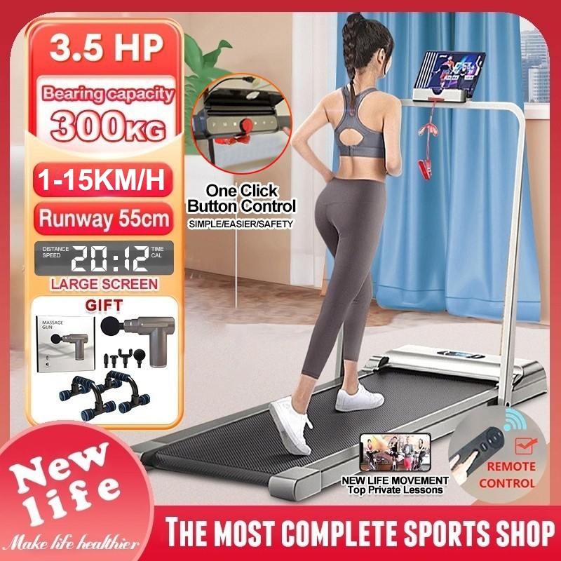 3.5HP electric treadmill Machine, 9.5° Slope Adust 1-15KM/H With Key ...