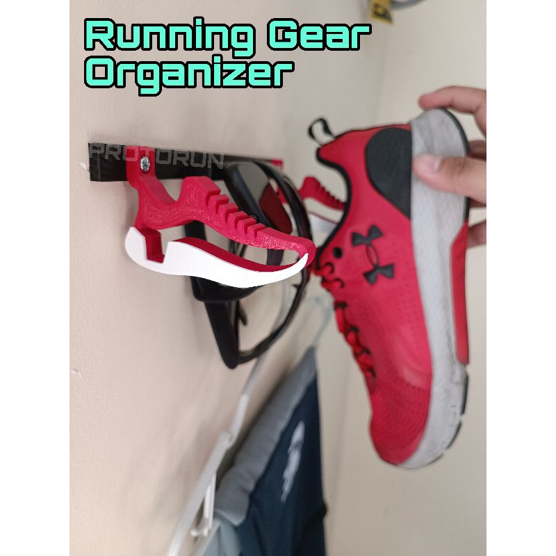 Running Gear Organizer wall mount by ProtoRun | Shopee Philippines