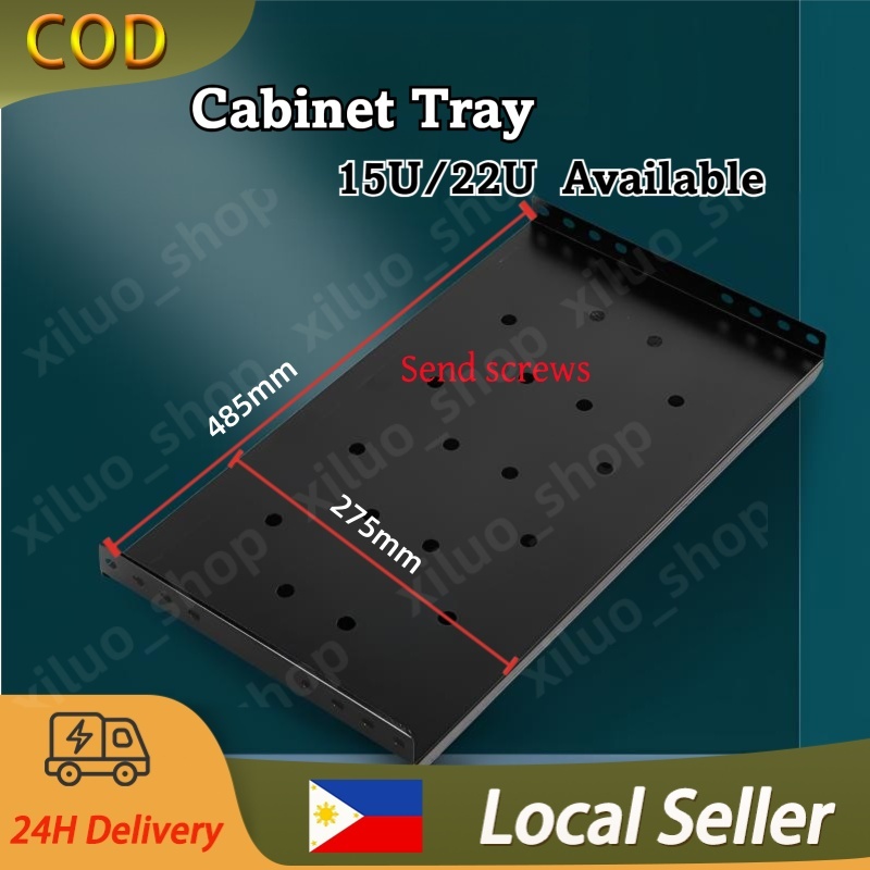 Universal tray rack heavy-duty standard size data cabinet rack tray ...