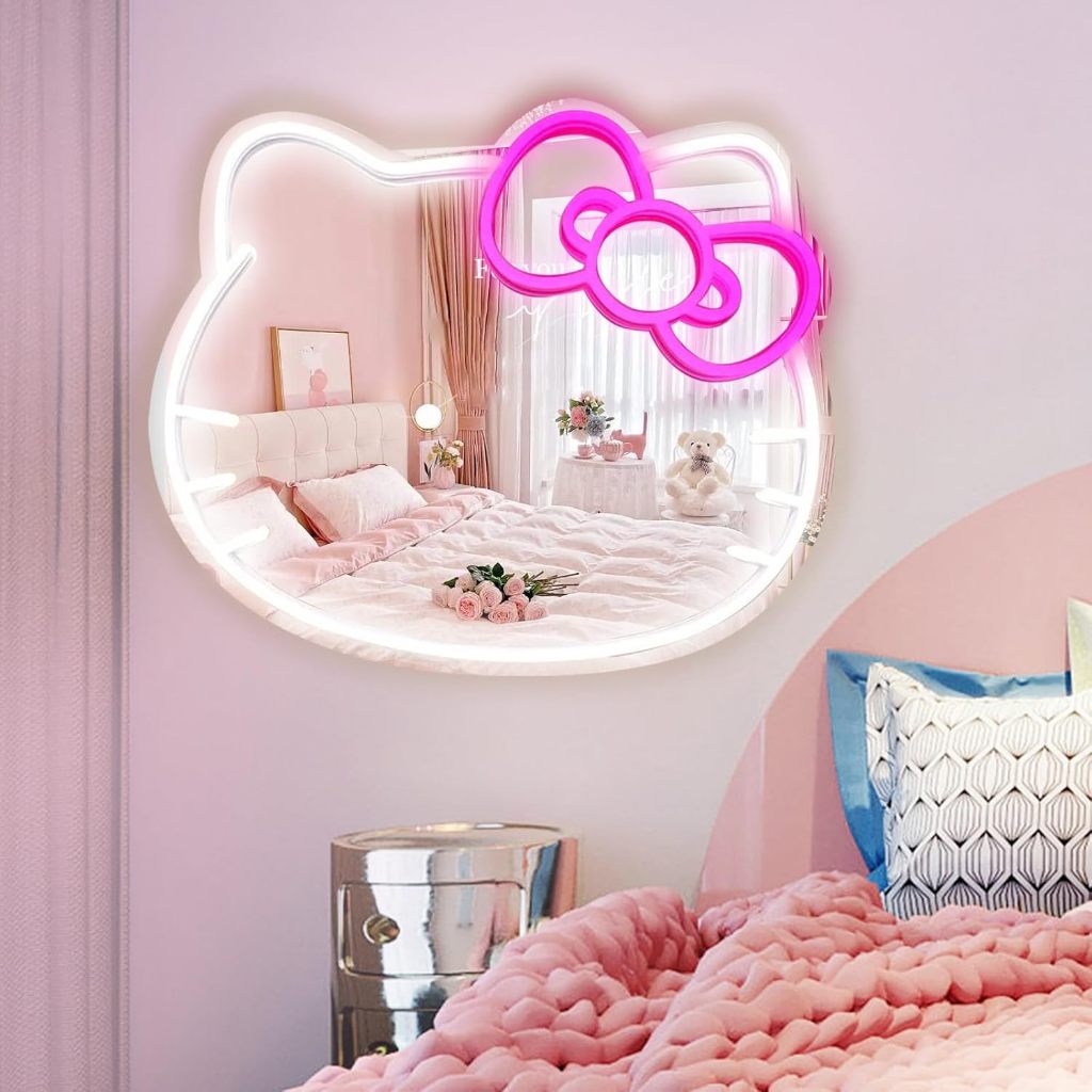 Hello Kit Neon Sign, Anime Cat Led Lights Signs Wall Decor, Room Decor ...