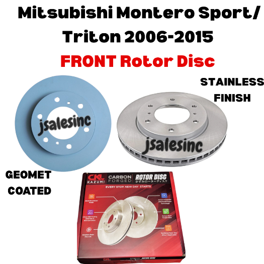 Mitsubishi Montero Sport/Triton 2006-2015 FRONT Rotor Disc | Shopee ...