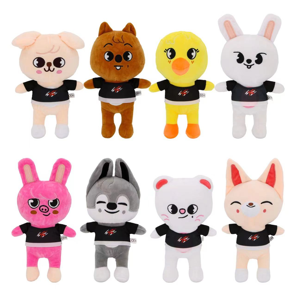 Stray Kids Skzoo Plush Doll Toys PP Cotton Filling Leebit Ragdoll Kids ...