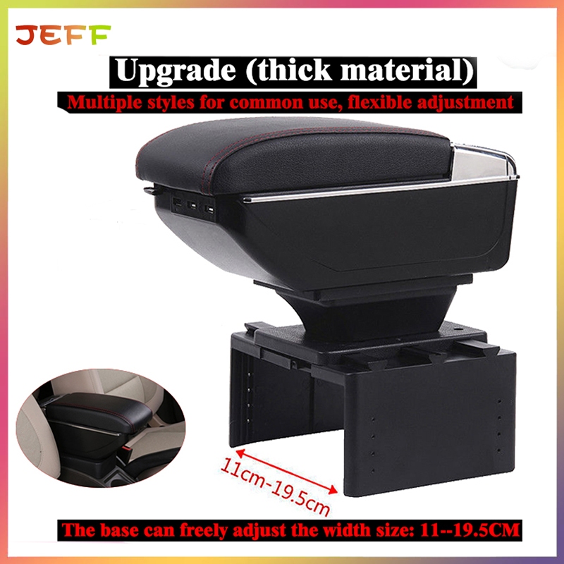 Car Universal Armrest Console Box Center Box w/ USB PORTS Good Quality ...