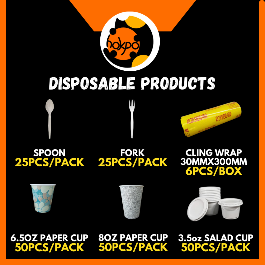 DISPOSABLE PRODUCT SET ASSORTED | Shopee Philippines