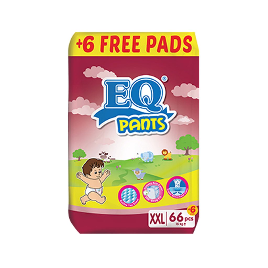 EQ Dry Pants Mega Pack XXLarge 66's - Baby Diapers | Shopee Philippines