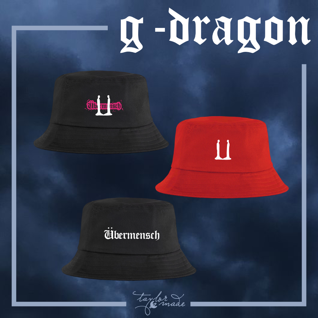 G-DRAGON UBERMENSCH CAP / BUCKET HAT | Übermensch Manila GDRAGON