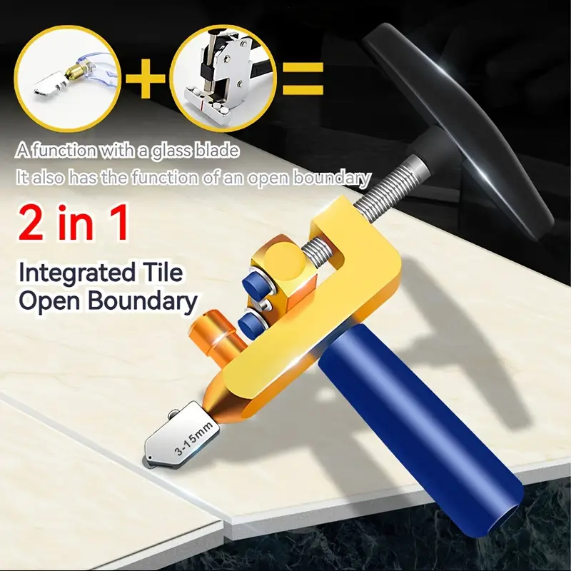 Integrated 2in1 Versatile Handheld Glass Tile Cutter Multifunctional ...