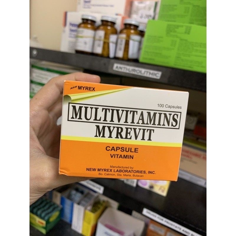 MULTIVITAMINS (MYREVIT) 100 CAPSULES | Shopee Philippines