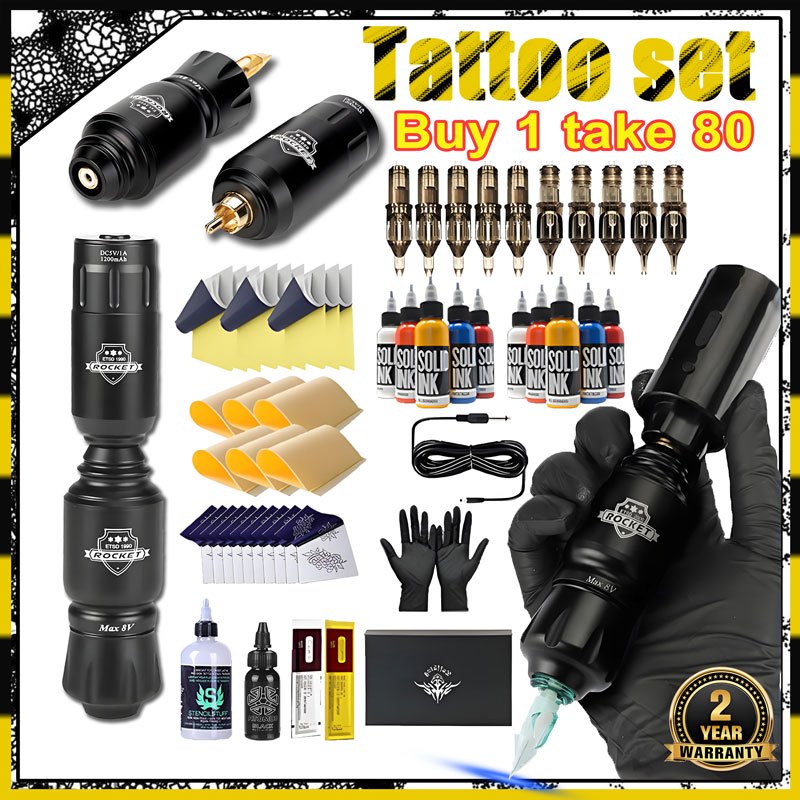 Professional tattoo machine Set Pen Type Complete Kit tattoo pen Set ...