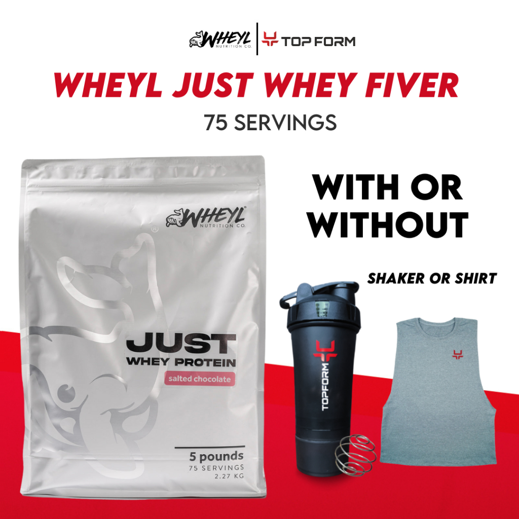 Wheyl Nutrition Just Whey Protein Fiver 5lbs / Pure Whey Protein - With ...