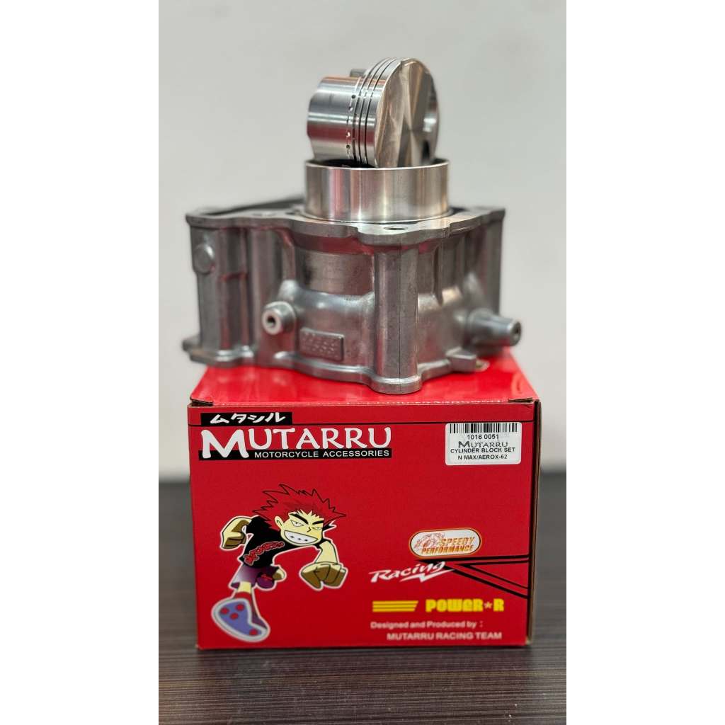 MUTARRU CYLINDER BLOCK SET ASSY NMAX AEROX 58MM 62MM. | Shopee Philippines