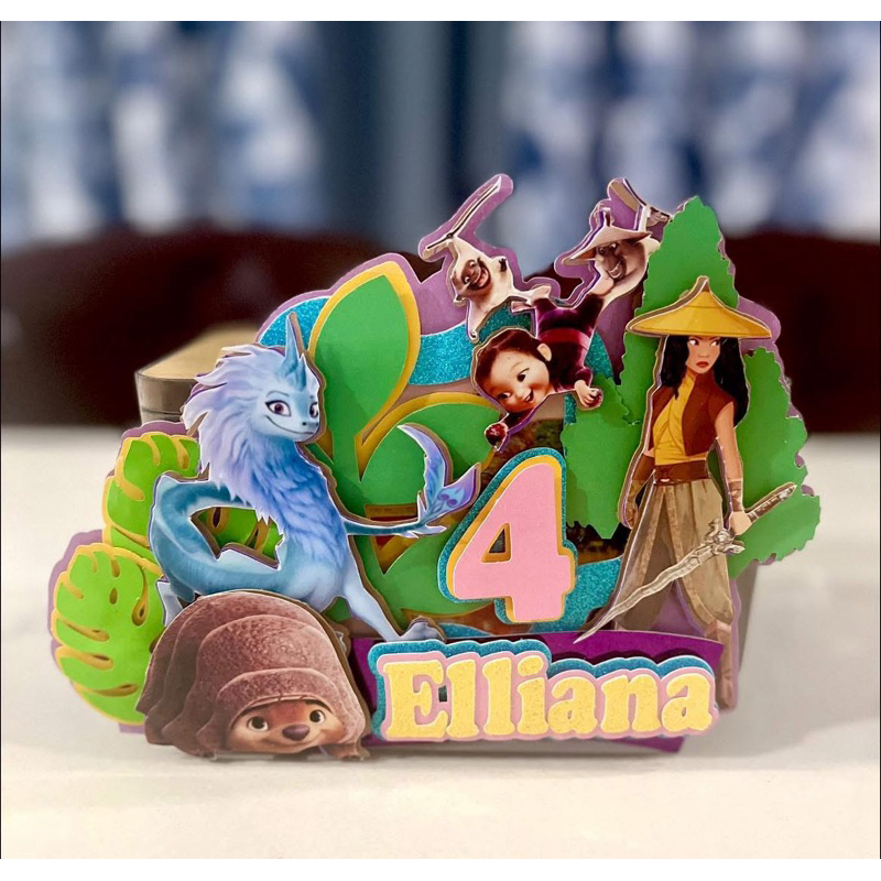 Raya and the last dragon themed 3D cake topper | Shopee Philippines