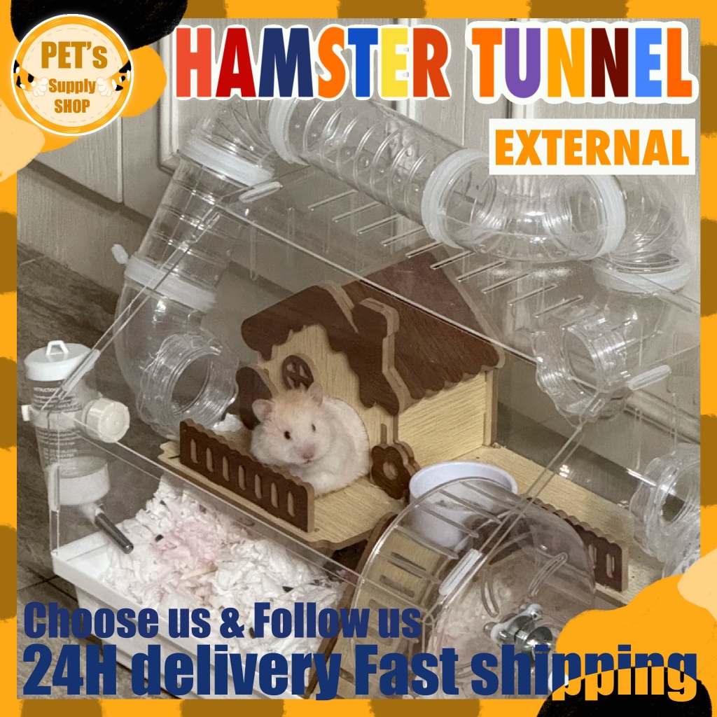 Hamster Tunnel Set 5.5cm Hamster Cage Accessories Connector Small Pet ...