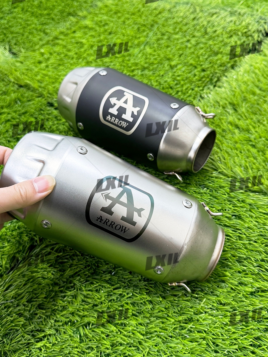【On hand] Arrow short GP Pro-race 51mm Motorcycle Canister with ...
