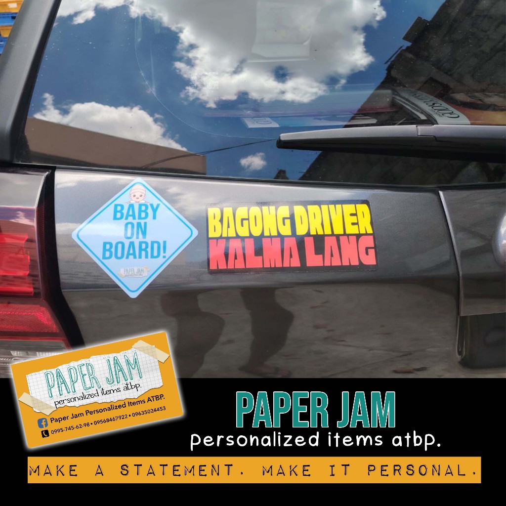 New Driver Magnetic Car Sign – Waterproof | Student Driver Sticker ...