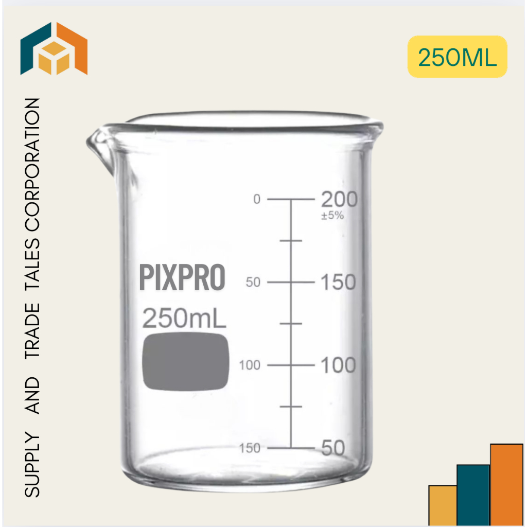 PIXPRO Glass Beaker 250ML | Shopee Philippines
